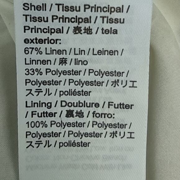 J Crew Parke Gingham Stretch Linen Blend Blazer Classic Blue Size 4 - Picture 16 of 16